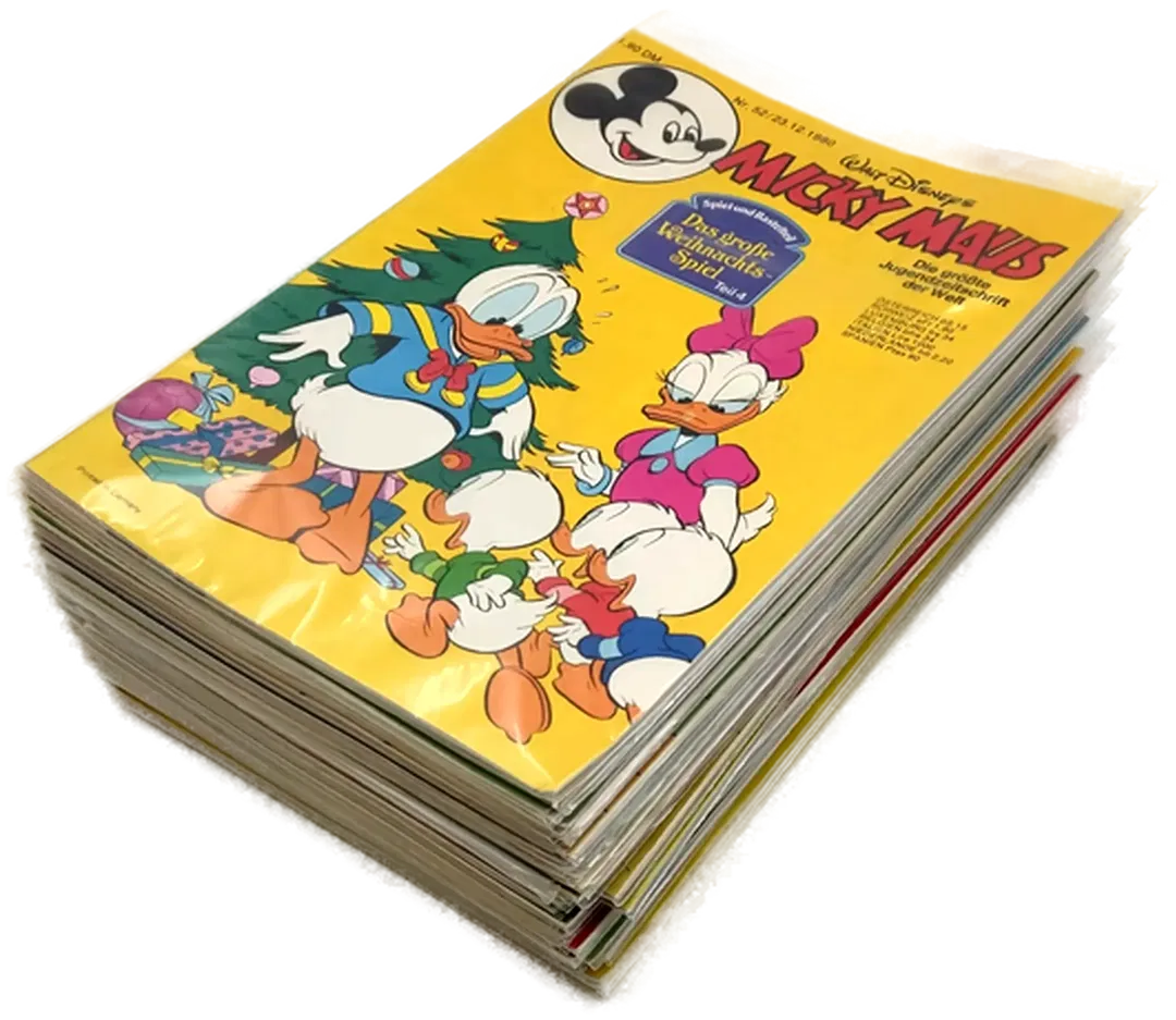Disney Micky Maus Comics Konvolut 1980 - Bild 2
