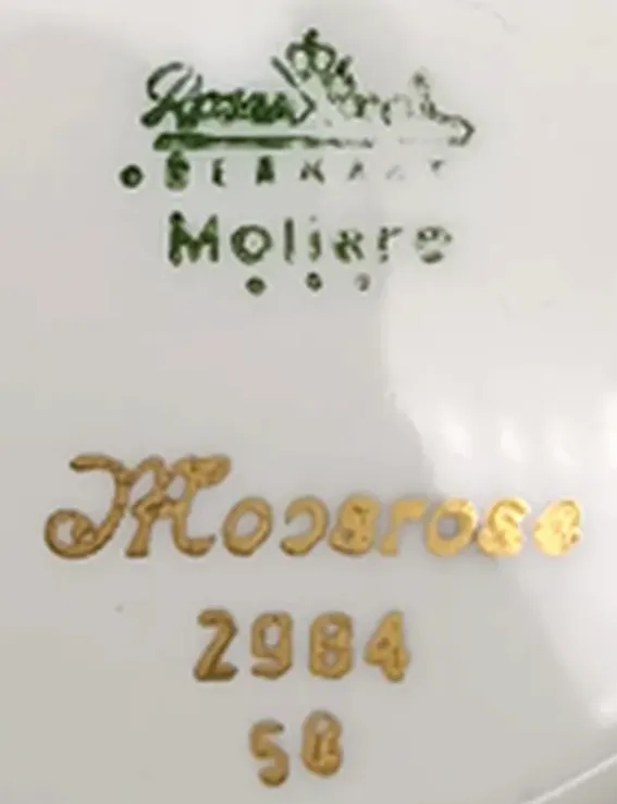 Rosenthal Molière Moosrose 2984 - Aschenbecher klein 10,5 cm – Bild 4