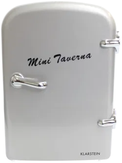 Klarstein Mini Taverna Mini-Kühlschrank | Kühl- & Warmhaltefunktion | 12V & 230V | Retro Design - Bild 1