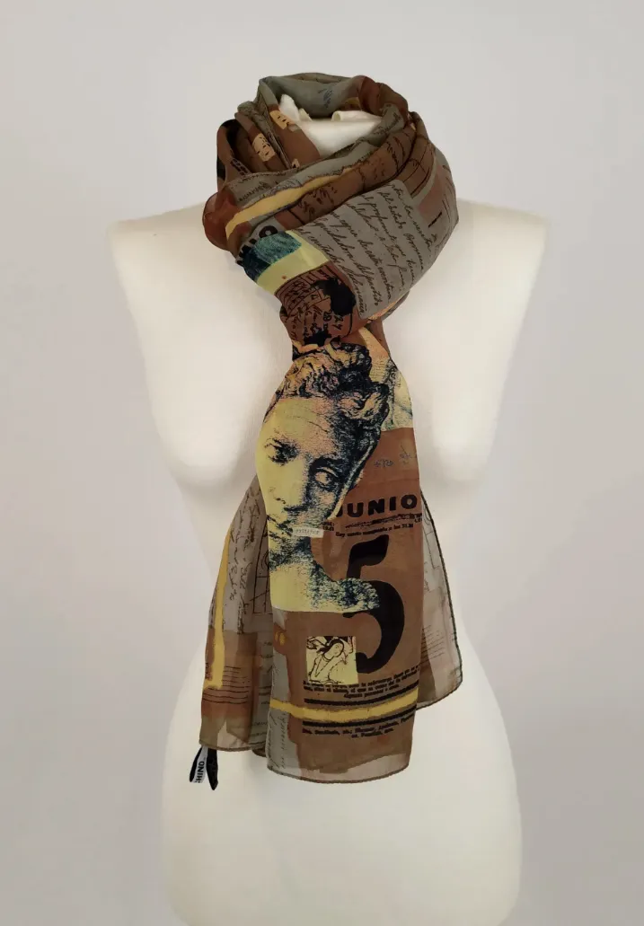 Moschino Schal mit historischem Motiv – Bild 2