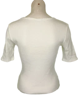 Calvin Klein Jeans Damenshirt beige Gr. S – Vorschau 2