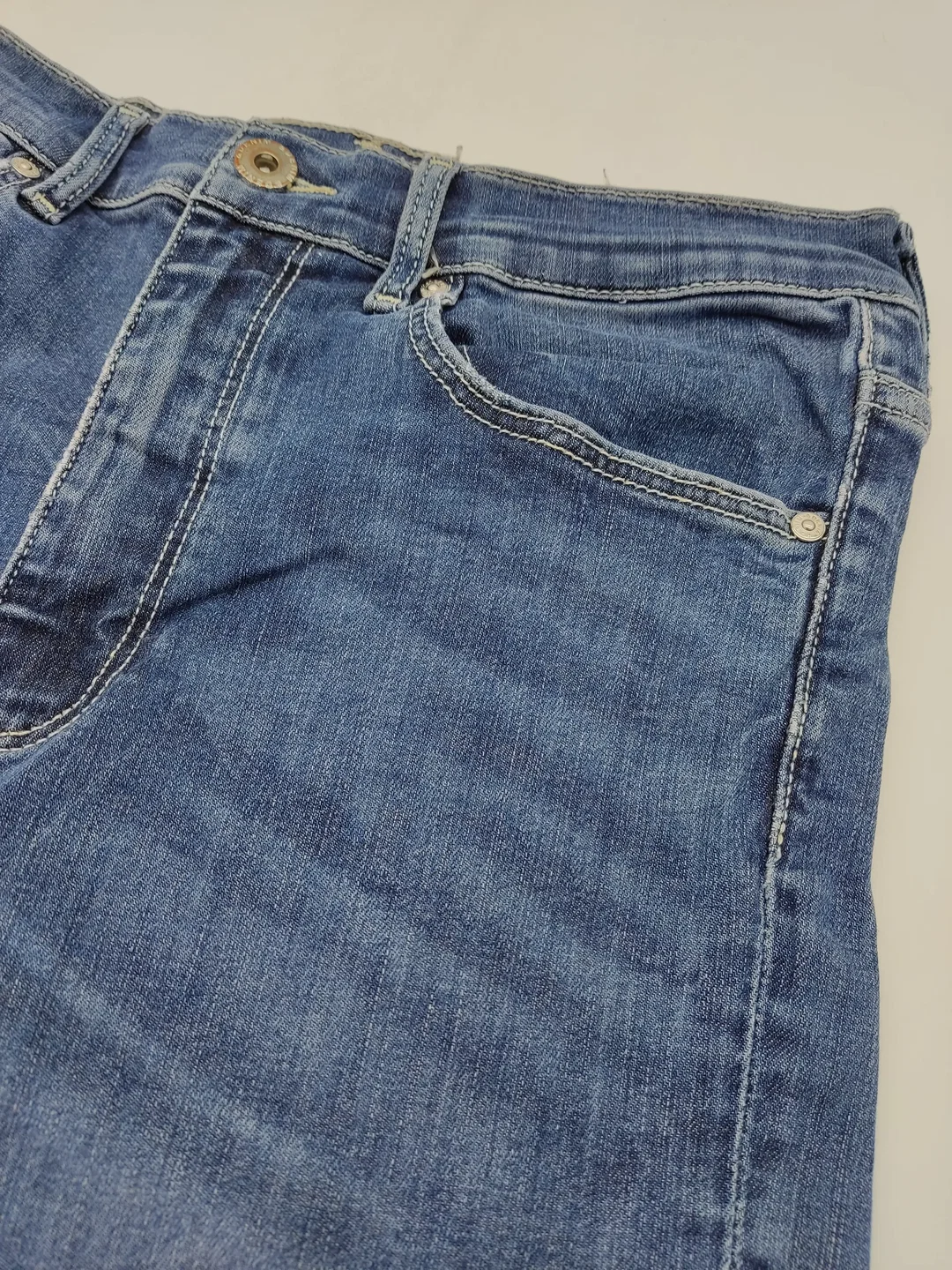 H&M Skinny High Waist Damen Jeans blau - Gr. 29/32 (XS) – Bild 3
