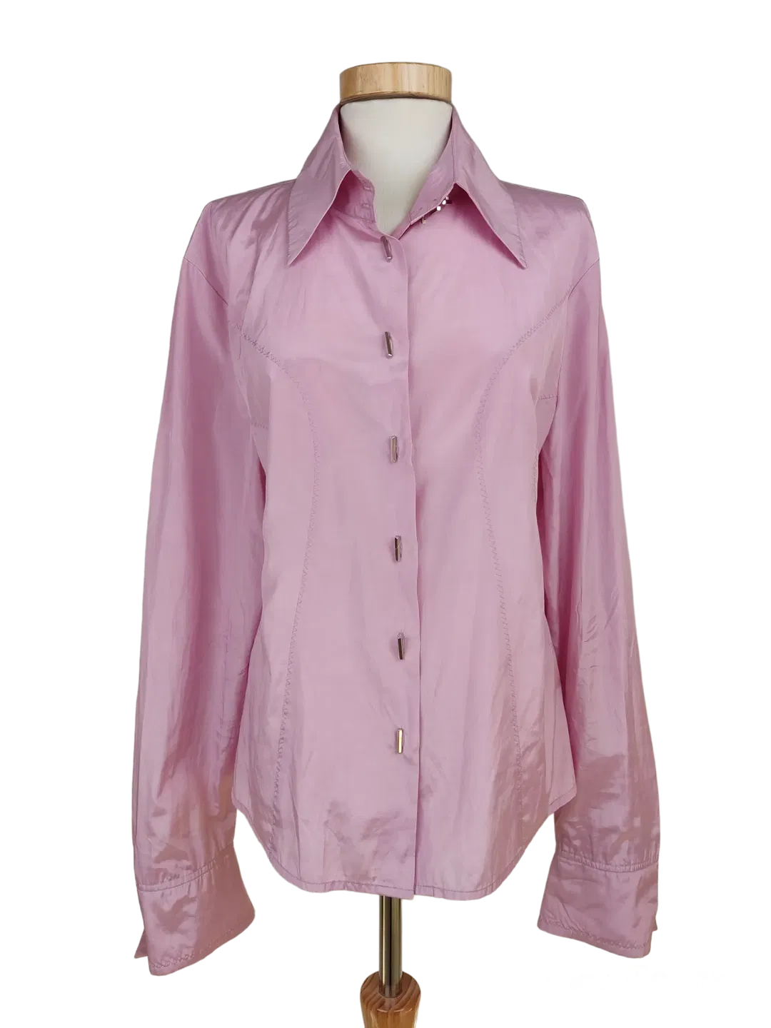 Vintage Tuzzi Damen Bluse, rosa - Gr. XL  - Bild 1