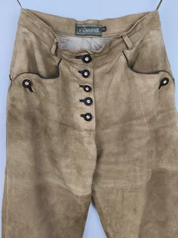 s´Gwandl Trachtenlederhose, Lederhose Damen, Gr. 38 - Bild 2