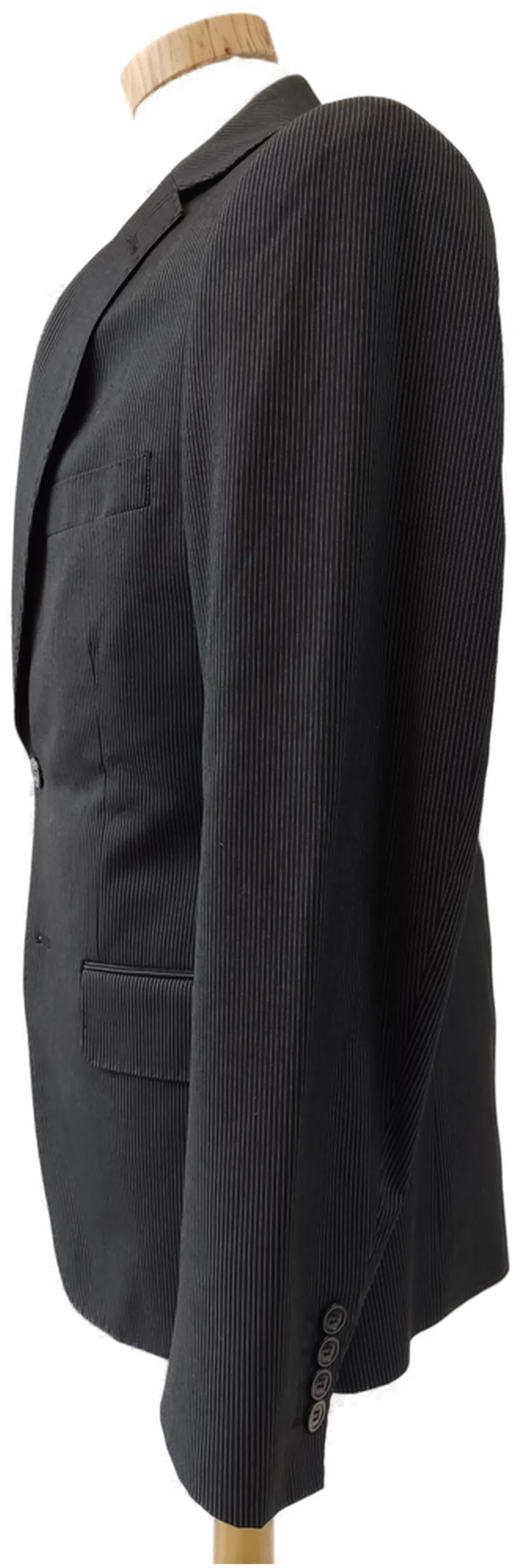 H&M Herrensakko schwarzgestreift - 48 – Bild 2