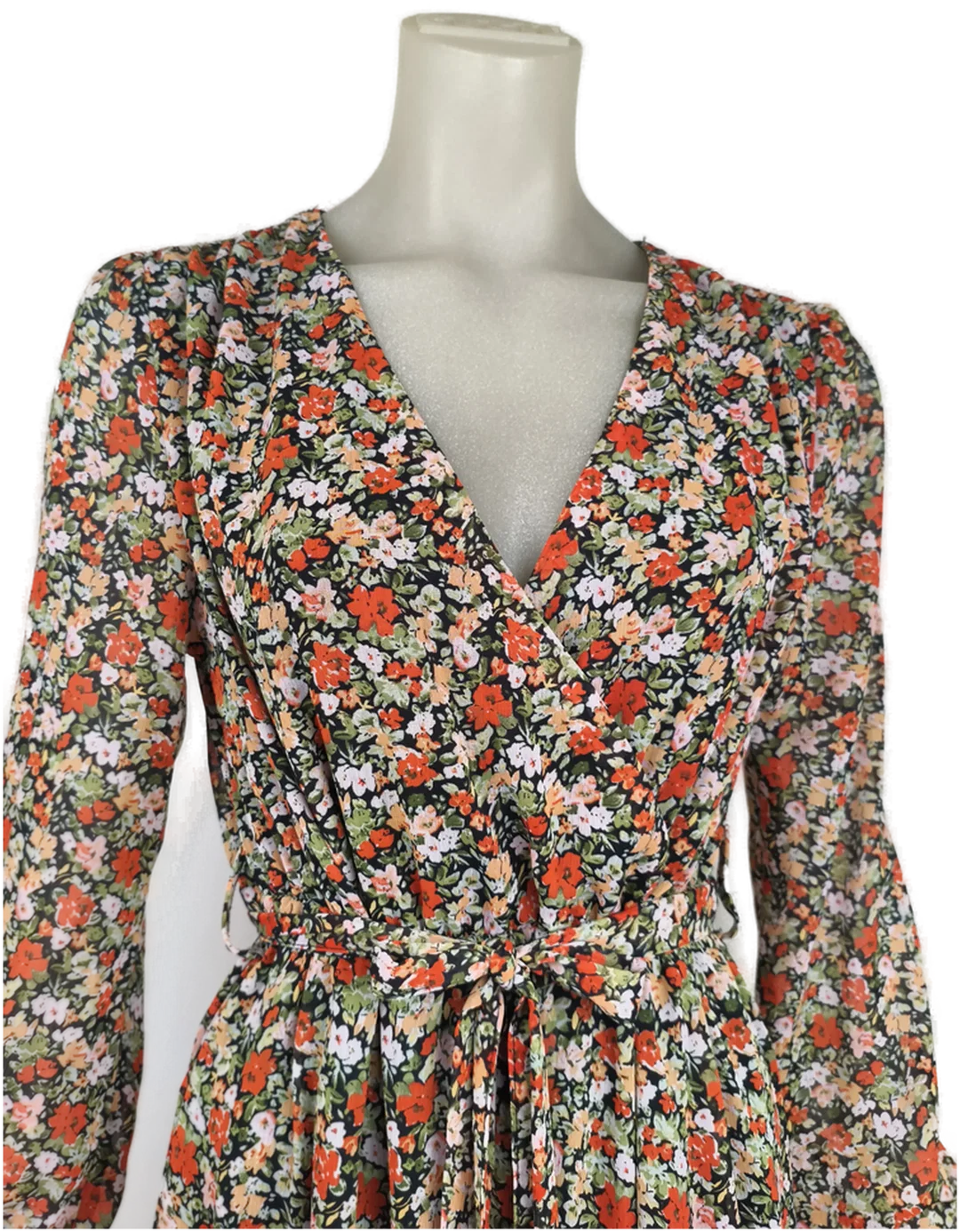 Amisu Damenkleid, Gr. 40, Blumen – Bild 2