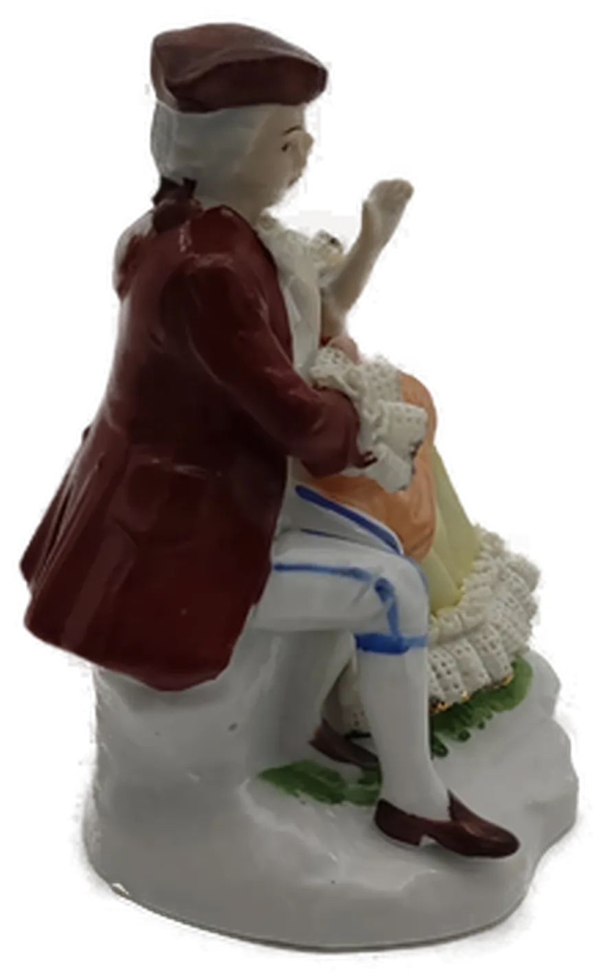 Porzellan Figur | Zeitloses Liebespaar – Bild 2