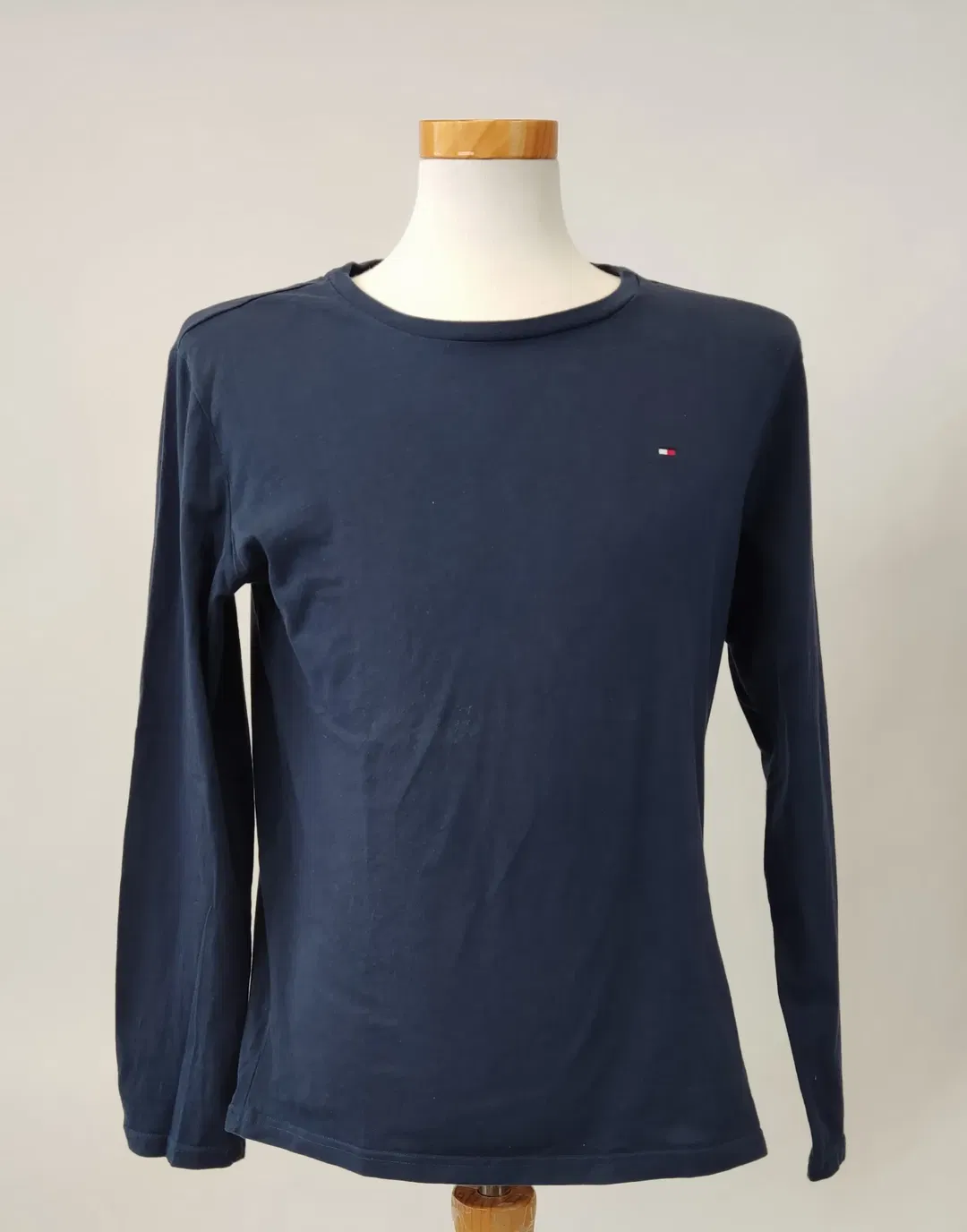 Tommy Hilfiger Herrenshirt Langarm blau - Gr. L/EUR 50 - Bild 4