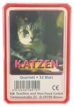 Katzen Quartett - Kartenspiel (32 Blatt) - Bild 1