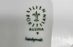 Lilienporzellan Austria - Alpenflora Untertasse - Bild 4