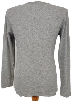 H&M LOGG Herren Langarm Shirt grau - Gr. S/EUR 46 - Bild 2