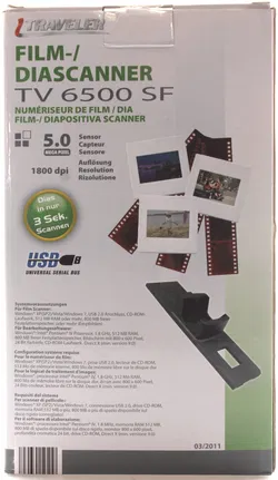 Traveler TV 6500 SF Film- & Diascanner – 5 MP – 1800 dpi – inkl. Zubehör & OVP - Bild 3