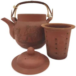 Teekanne Ton inkl. Teesieb Ton braun - Bild 2