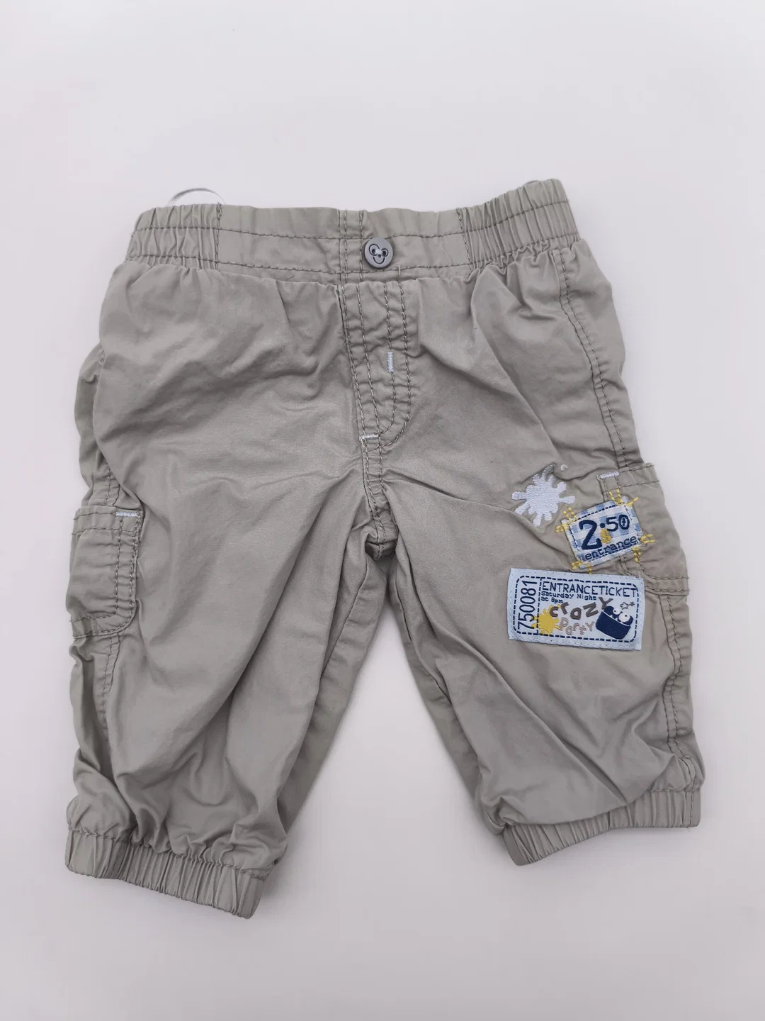 Baby Club Cargo - Hose, mit elastischen Beinbündchen, Gr. 56 – Bild 1