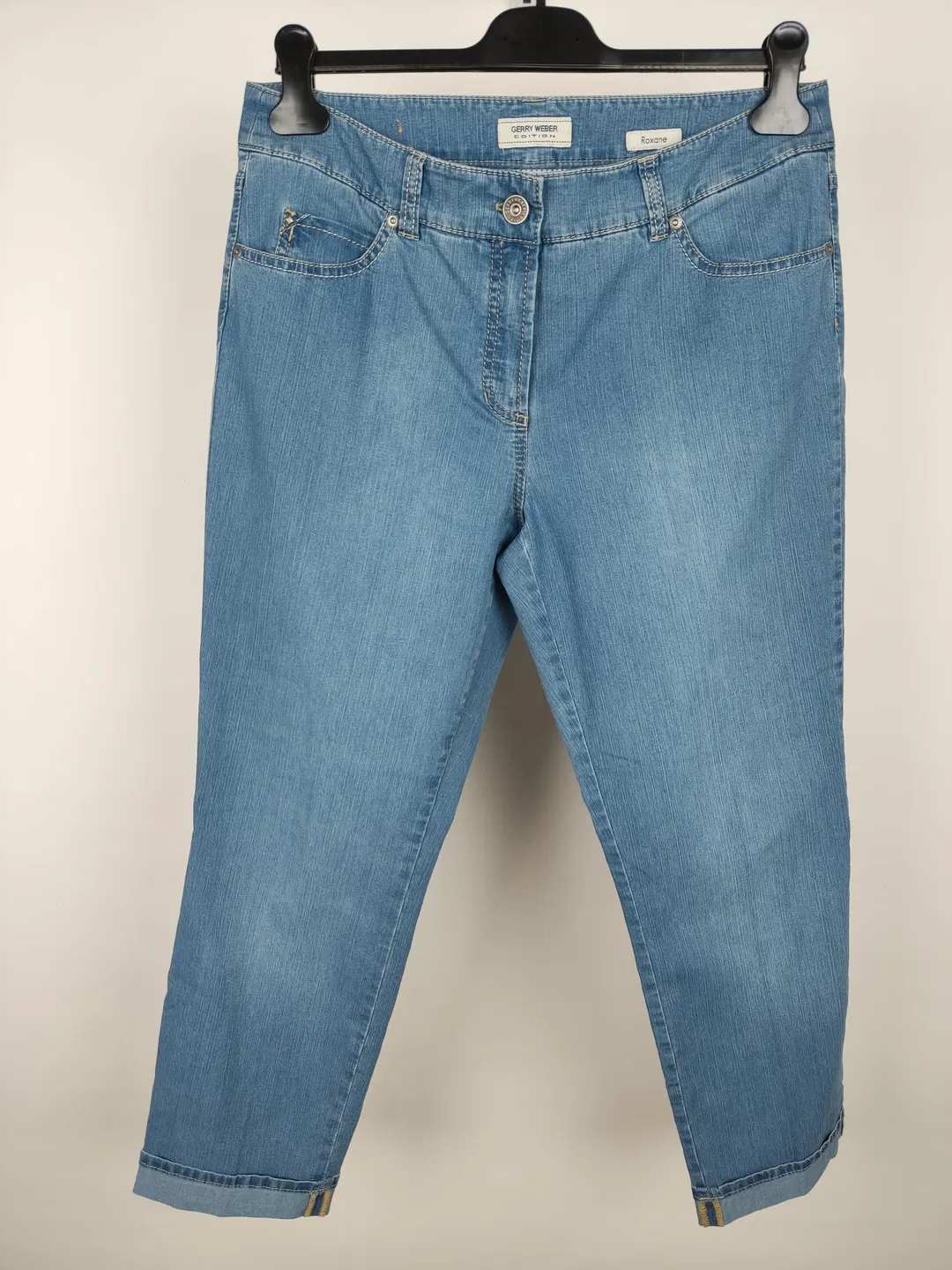 Gerry Weber 7/8 Damenjeans hellblau - XL / 42 - Bild 4