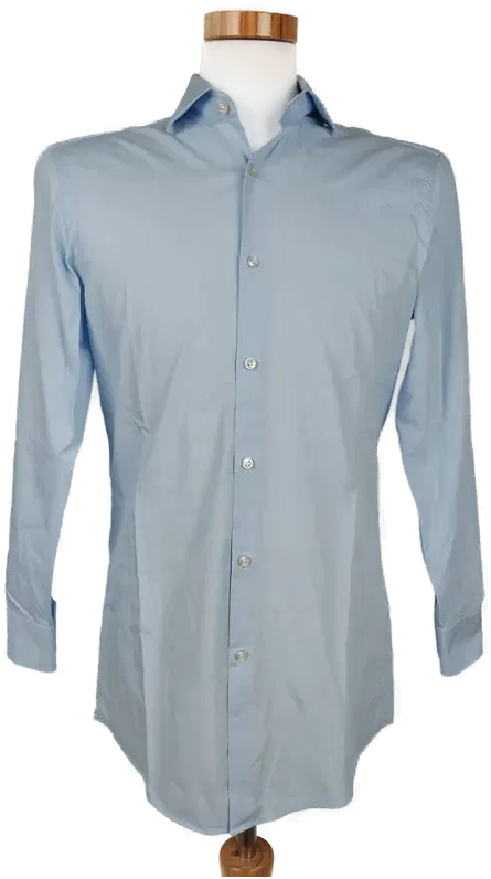 Hugo Boss Herren Hemd, blau - Gr. S  - Bild 1