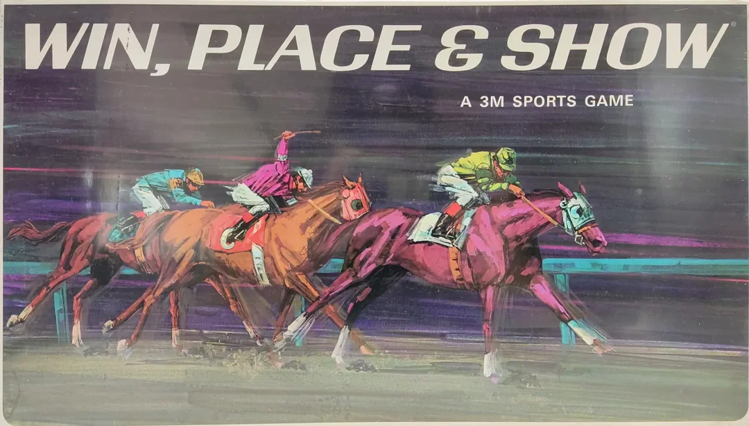 WIN, PLACE & SHOW - Vintage Gesellschaftsspiel - 3M Sports Game  - Bild 4