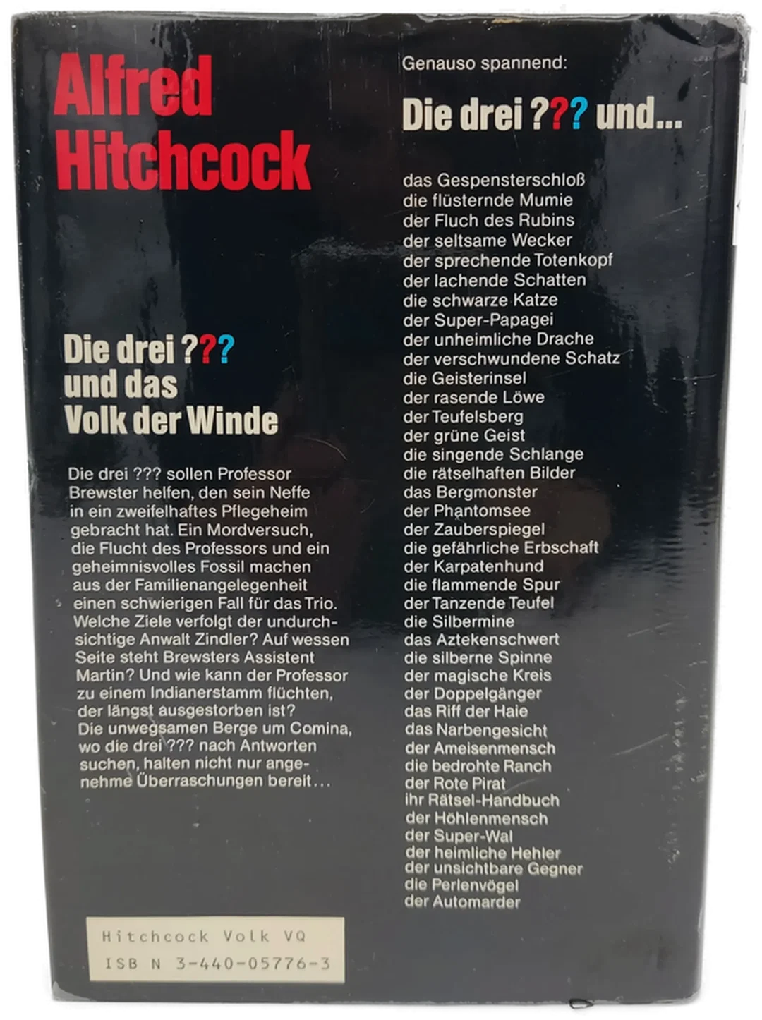 Alfred Hitchcock " Die drei ??? und das Volk der Winde" – Bild 2