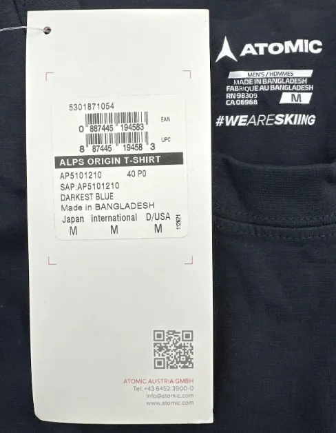 Atomic Alps - Herren T-Shirt - Gr. M – Bild 5