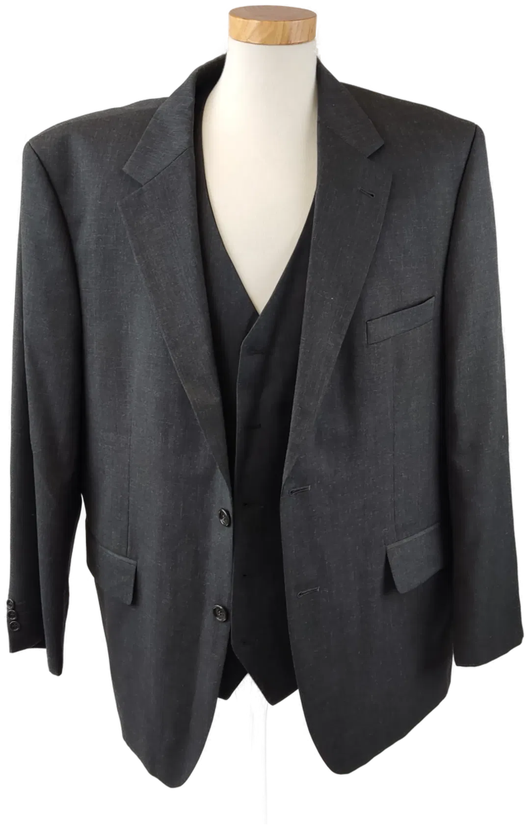 big fashion Herrensakko und Gilet grau - 50 - Bild 1