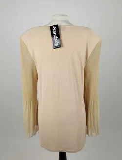 Sandra's Paris Oberteil beige - ca. XL, 90% Acetat, 10% Elasthan - Bild 3
