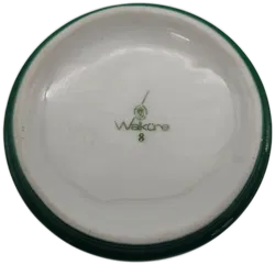 S.P.M. WALKÜRE Vintage Aschenbecher. Porzellan. Grün - Bild 4