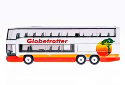 Mercedes Benz 0404 DD rot/weiß/orange Globetrotter - Bild 2