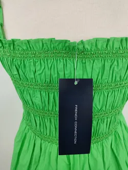 French Connection Damen Baumwollkleid apfelgrün - S / 36 - Bild 4