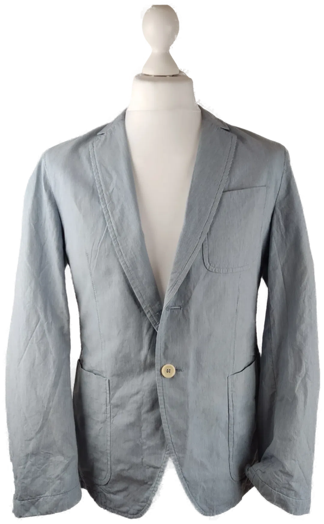 Herren-Sakko Sonstige Gestreift Baumwolle Gr. 48 | Zeitloser Klassiker - Bild 1