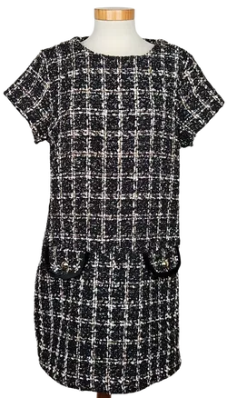 COLLOSEUM Damen Midikleid, schwarz - Gr. L  - Bild 1