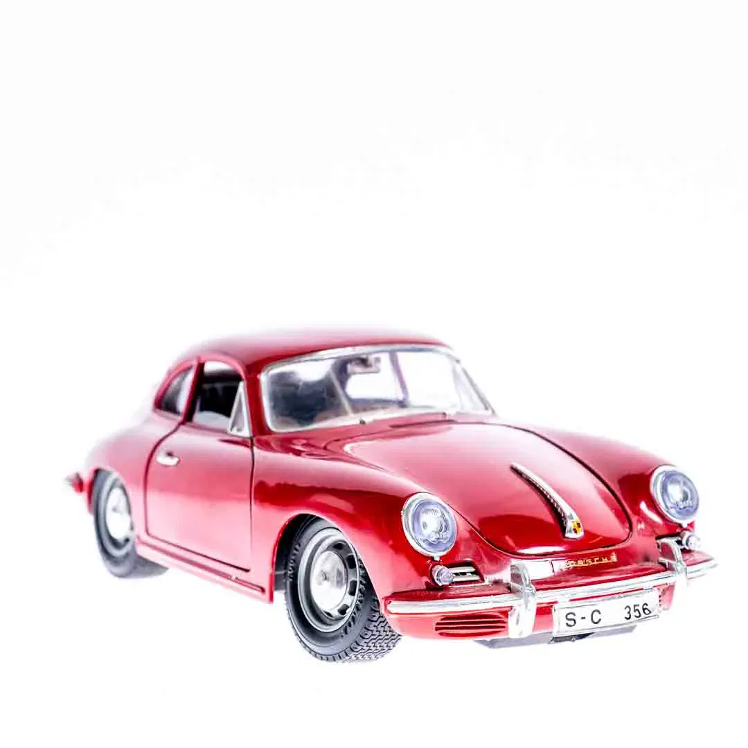 Bburago Modellauto Porsche 356 B rot (1961) 1/18 Druckguss Maßstab - Bild 4