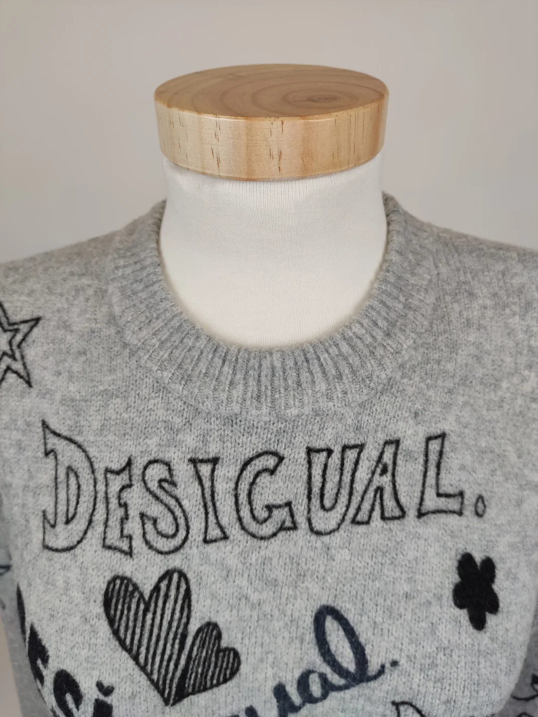 Desigual Damen Pullover grau Gr.XS – Bild 4