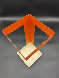 Mid-Century Schirmständer in knalligem Orange  - Bild 5