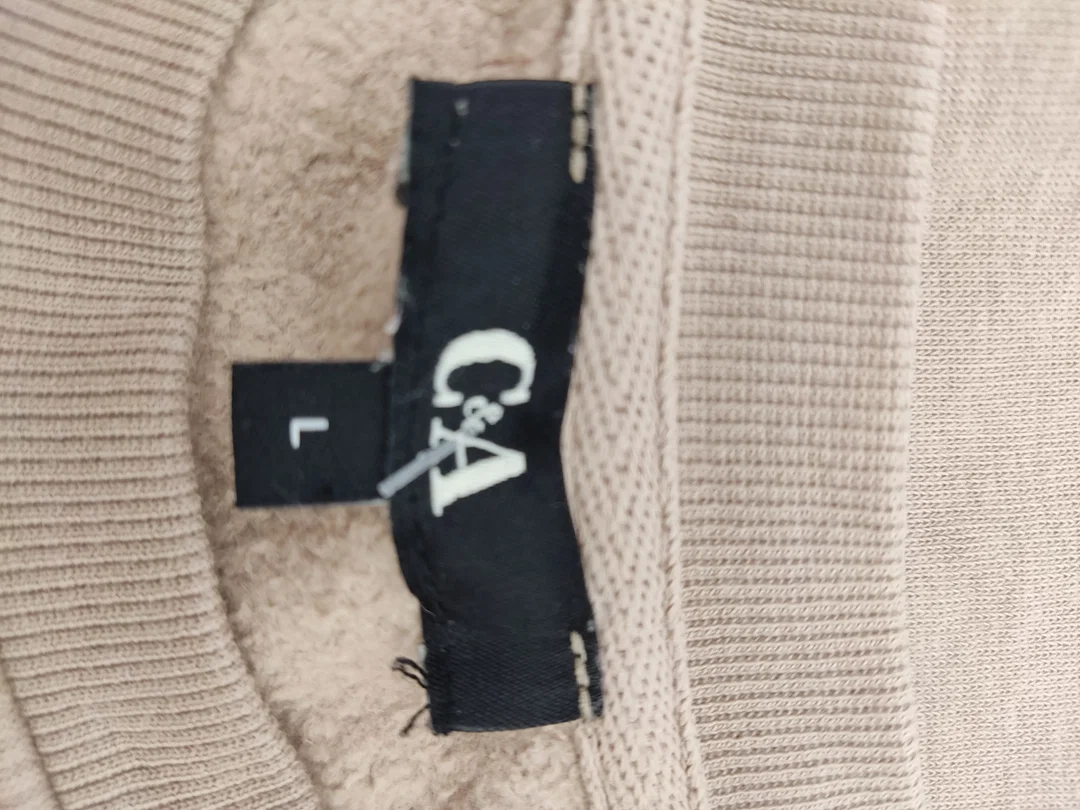 Pullover C&A Beige L/40 Baumwolle | Ganzjahres-Casual – Bild 3