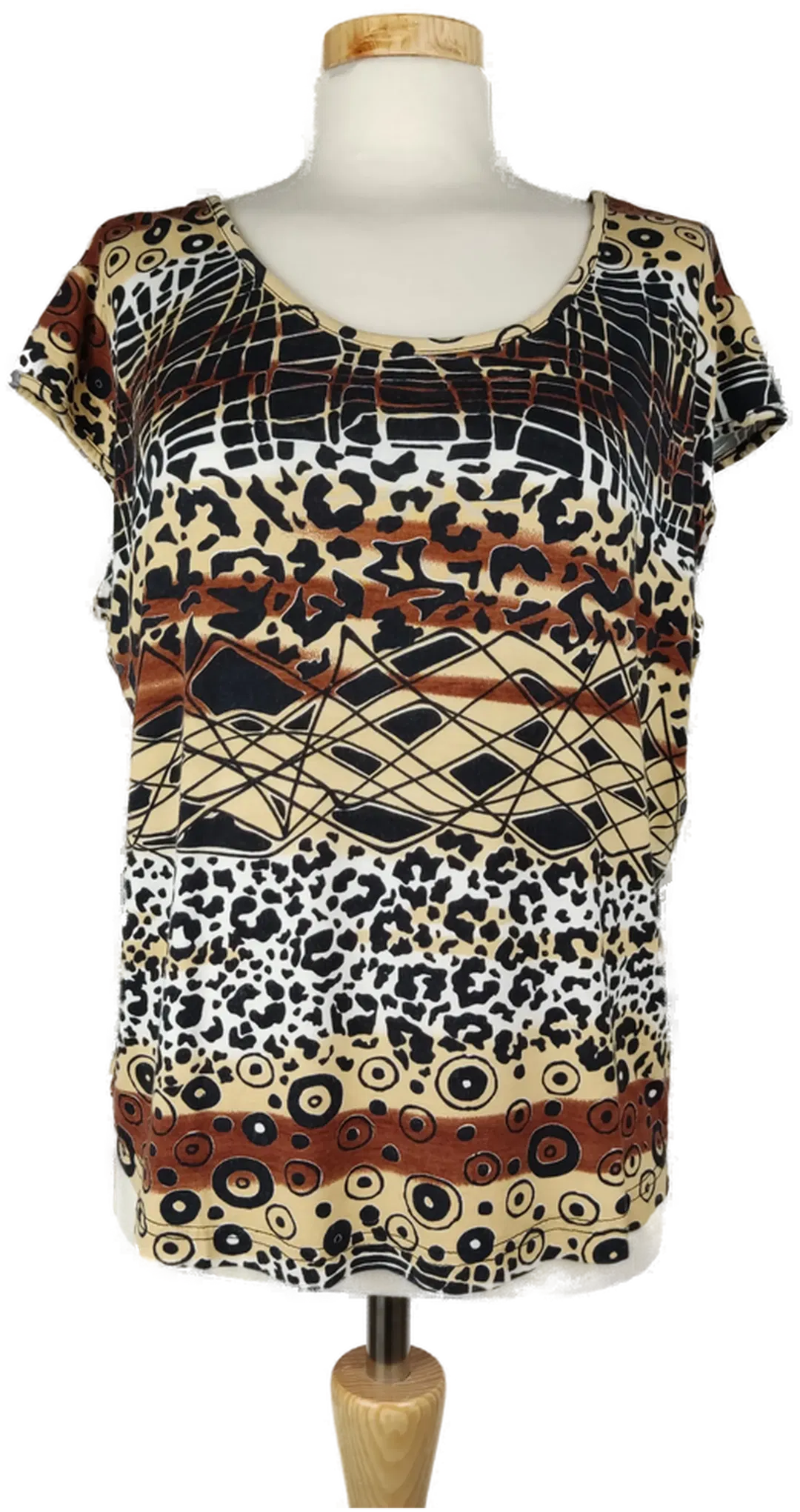  Alexandre Duprés Damen Shirt mit Animal-Print - Gr.46/XXXL - Bild 4