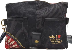 Desigual Damentasche schwarz/rot  - Bild 2