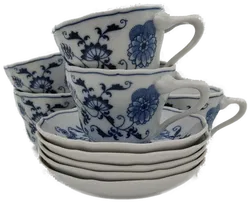 Blue Danube Zwiebelmuster Geschirr Set Vintage - Bild 4