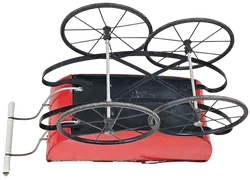 Vintage Puppenwagen aus Holz/Metall - Bild 7