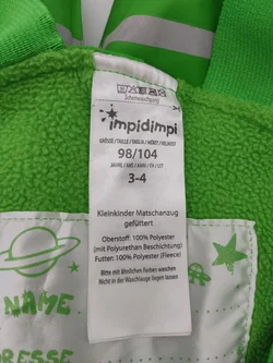 Impidimpi Kinder Matschhose grün Gr. 98/104  - Bild 2
