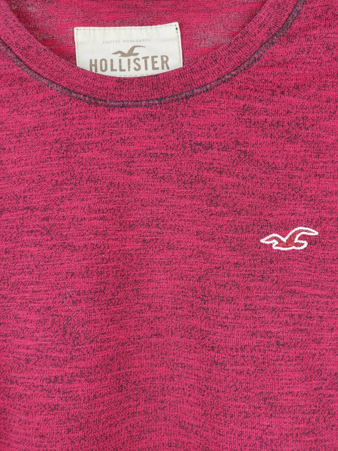 Hollister Herren Shirt Langarm rot - S/46 – Bild 3