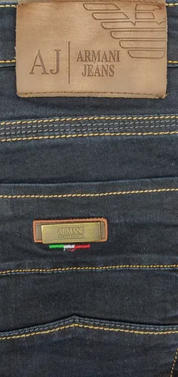 Armani Herren Jeans dunkelblau Gr. 40 - Bild 3