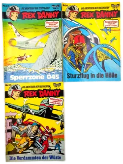Bastei Die Abenteuer des Testpiloten Rex Danny Neuauflage - Band 2/3/4/19/23/26/27 - Bild 3