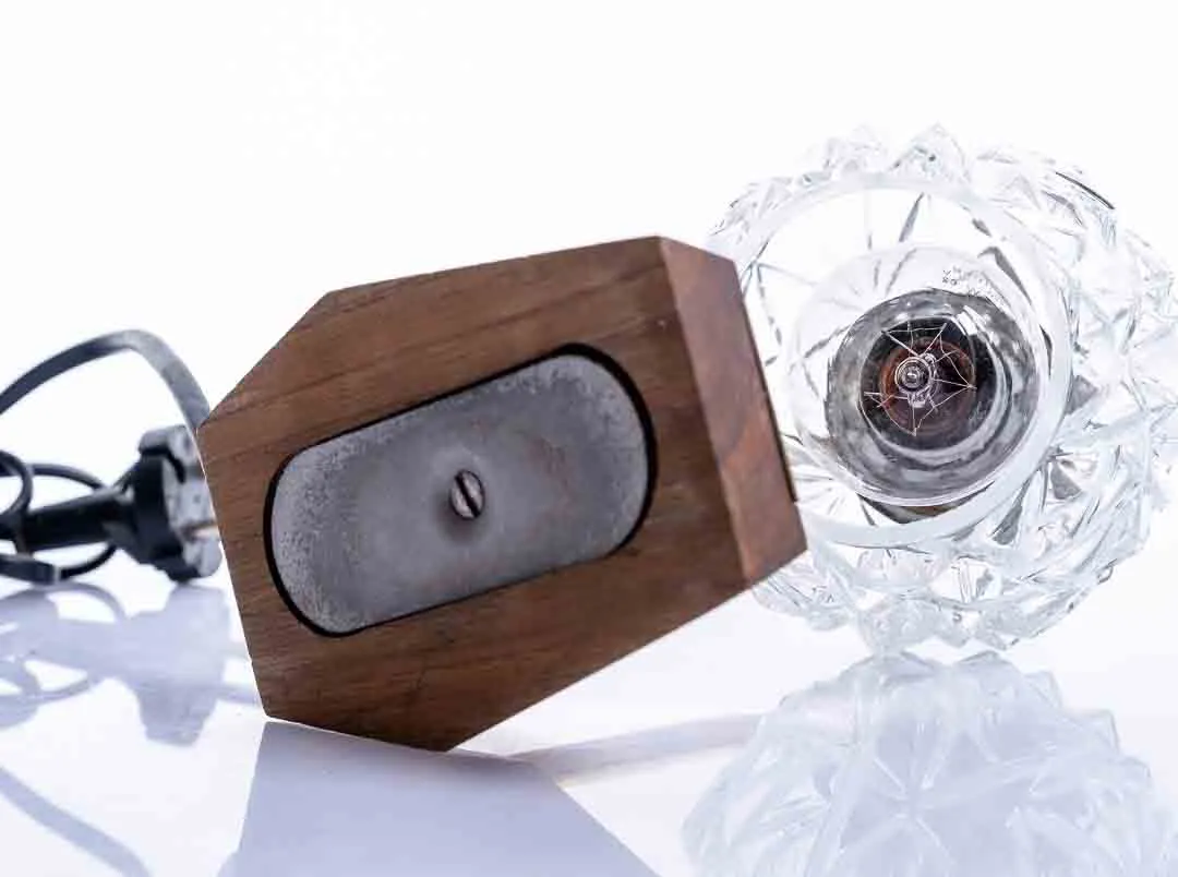 Vintage Tischlampe, Nachttischlampe – Bild 4