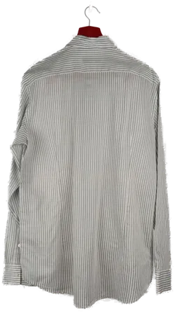 Boss Herrenhemd weiß-grün -gestreift Gr. L/50 - Bild 2