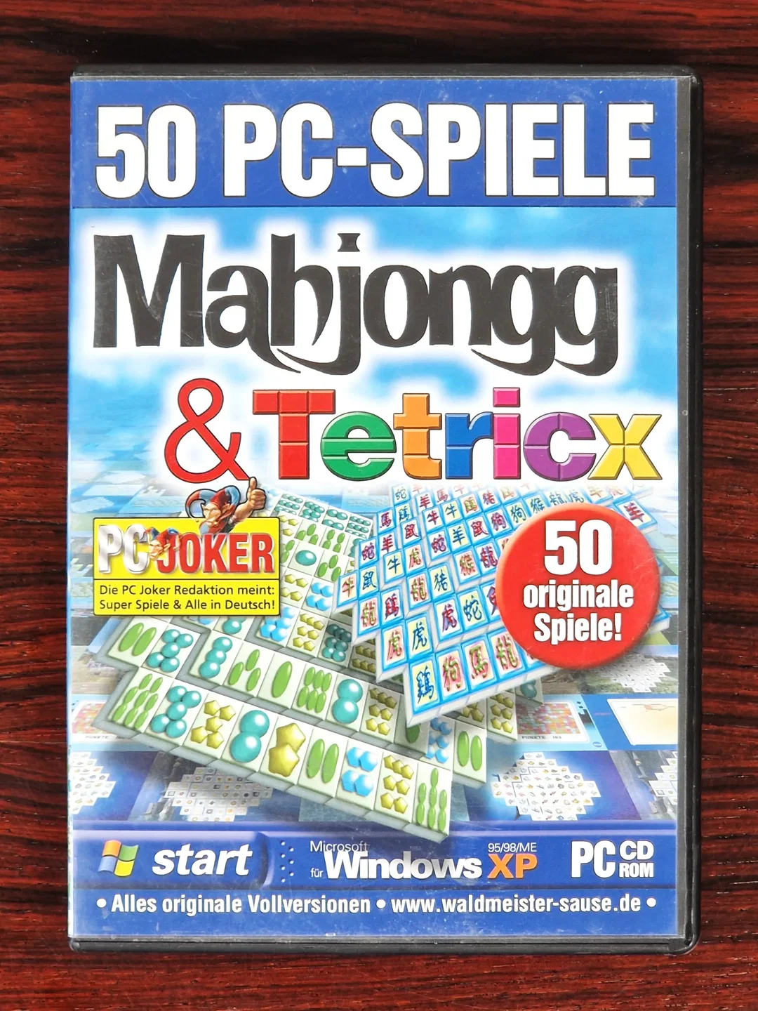50 PC-Spiele: Mahjongg & Tetricx - PC-Spiel - CD-ROM - Bild 1