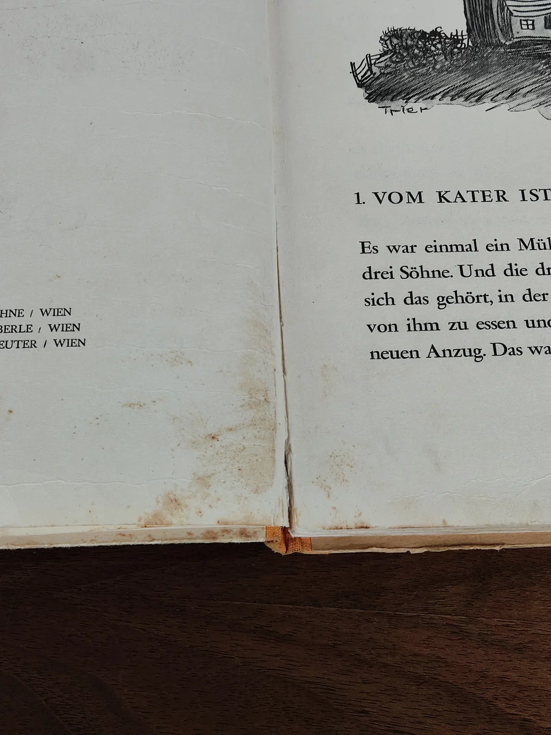 Vintage Buch - Der gestiefelte Kater - Ueberreuter – Bild 3