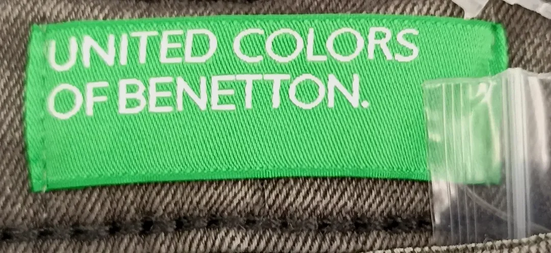 United Colors of Benetton Kinderjeans anthrazit Gr. XXS  – Bild 3