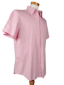 Joop! Herren Kurzarmhemd, weiß/rosa - Gr. L - Bild 3