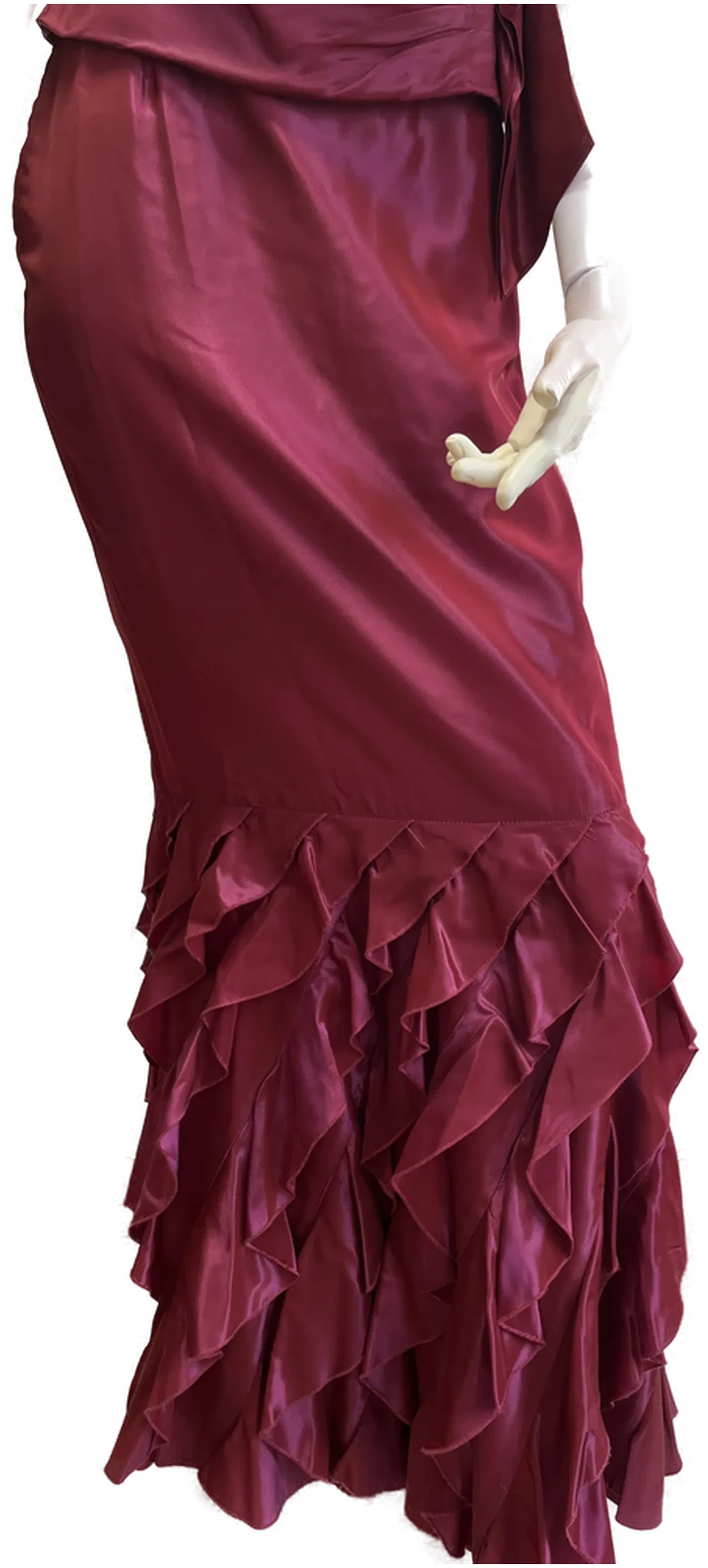 CHOU CHOU roter eleganter Ball-Zweiteiler Gr. 38 - Neu – Bild 4