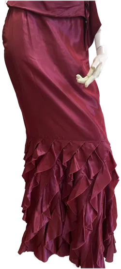 CHOU CHOU roter eleganter Ball-Zweiteiler Gr. 38 - Neu - Bild 4